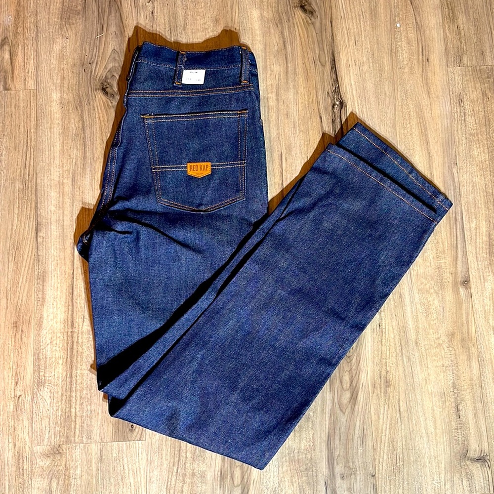 Red Kap Work Jeans, Dark Wash, Size: 34x36, NWOT!!